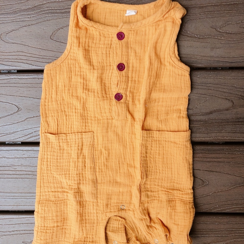 Infant toddler cotton onesie unisex 12m